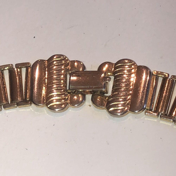 Vintage Gold Tone Retro Link Boho Necklace - Picture 2 of 6